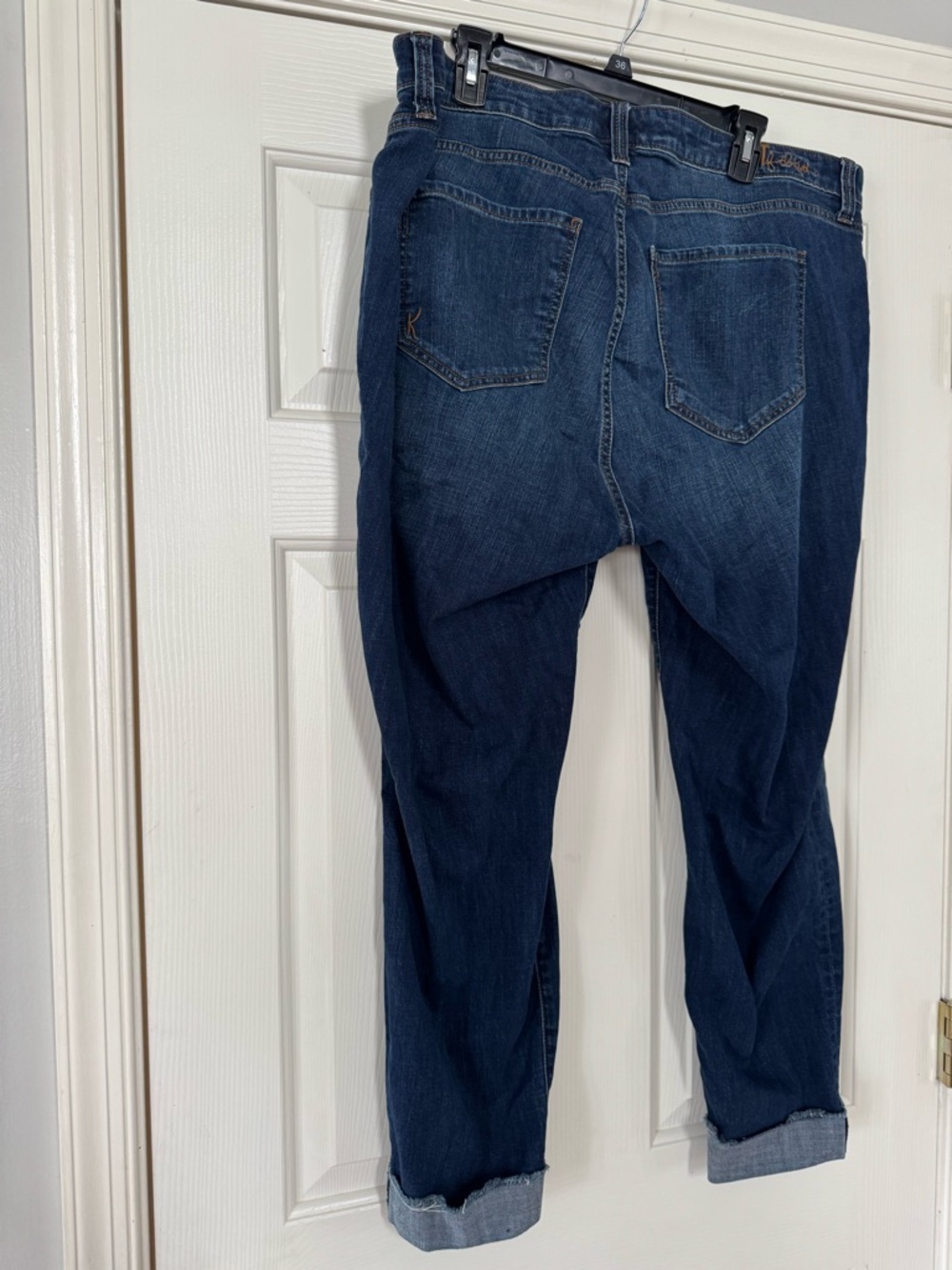 Kut from the Kloth Asher ankle straight leg denim jeans women’s 16W - Picture 2 of 5
